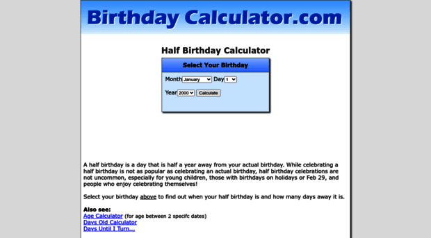 halfbirthdaycalculator.com