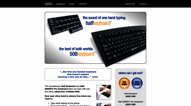 halfkeyboard.com