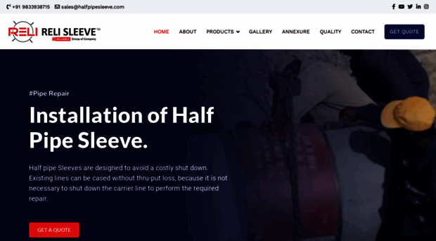 halfpipesleeve.com