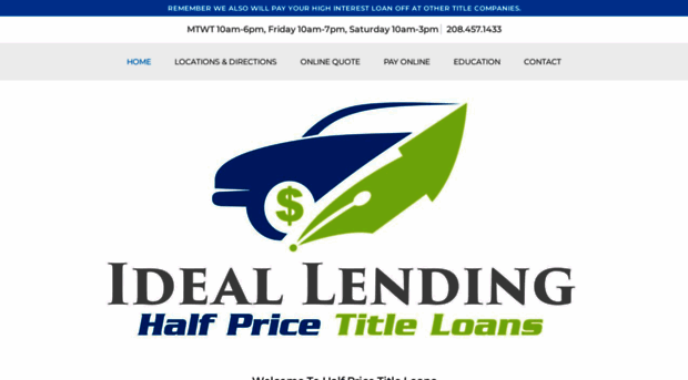 halfpricetitleloans.com