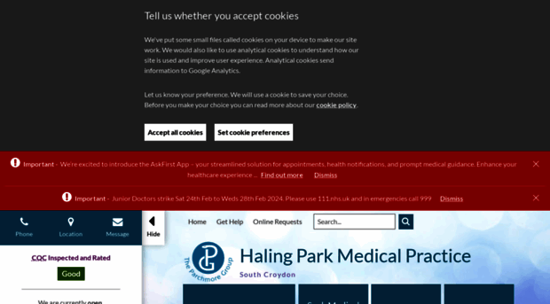 halingparkmedicalpractice.nhs.uk