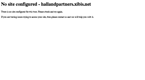 hallandpartners.xibis.net