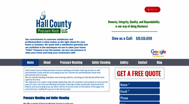 hallcountypressurewash.com