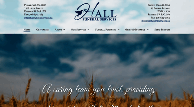 hallfuneralservices.ca