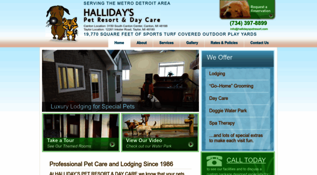 hallidayspetresort.com