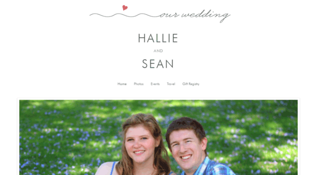 hallieandseanwedding.com