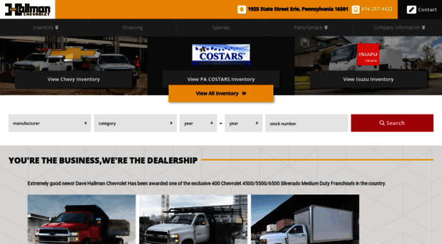 hallmanchevytrucks.com