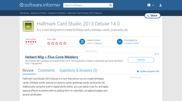 hallmark-card-studio-2013-deluxe.software.informer.com