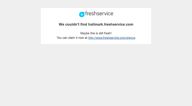hallmark.freshservice.com
