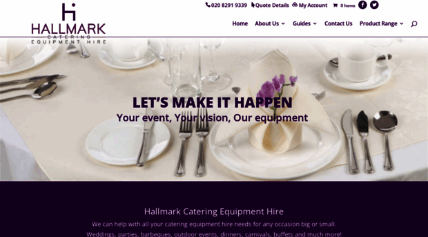 hallmarkcatering.com