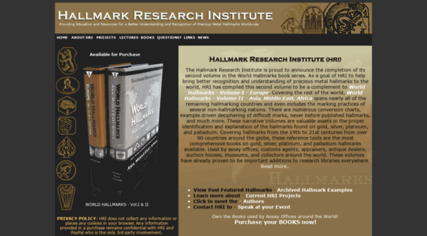 hallmarkresearch.com