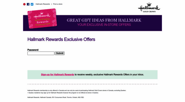 hallmarkrewardsoffers.ca