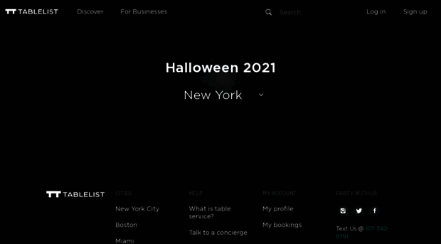 halloween.tablelist.com