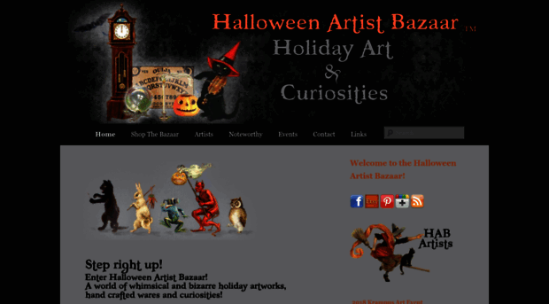 halloweenartistbazaar.com