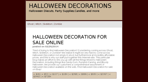 halloweenhomedecorforsale.biz