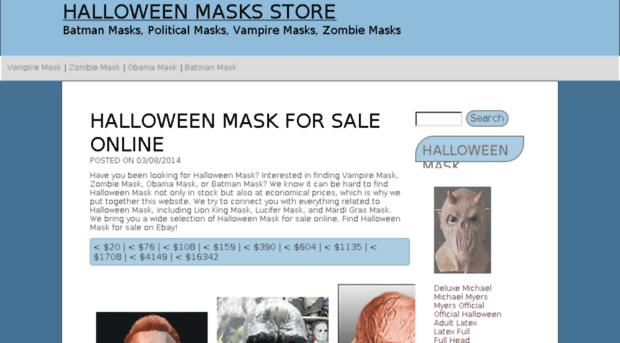 halloweenmasksforsaleonline.biz