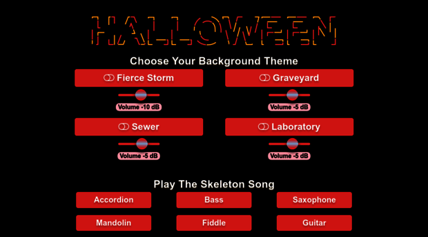 halloweensoundboard.com