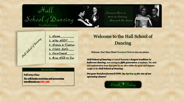 hallschoolofdancing.com