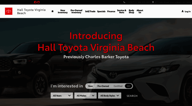 halltoyotavirginiabeach.com