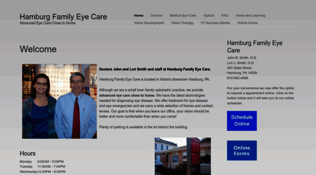 hamburgfamilyeyecare.com