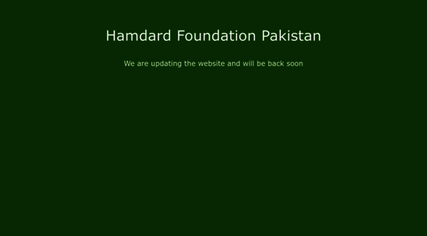 hamdardfoundation.org