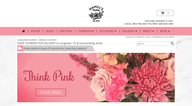 hamillsflorist.com