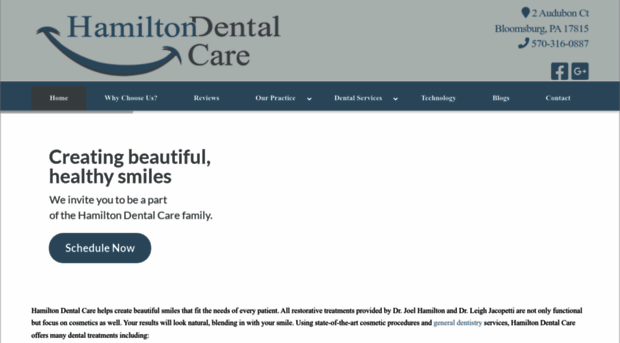 hamilton-dental-care.com