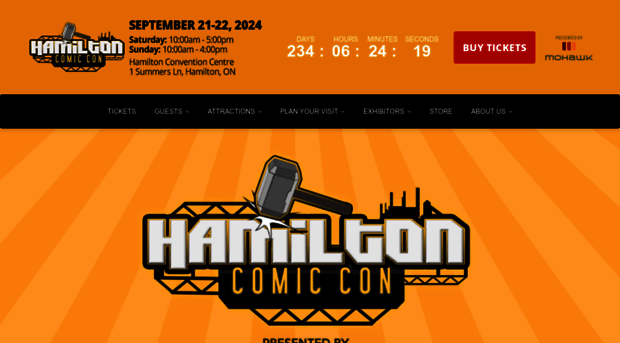 hamiltoncomiccon.com