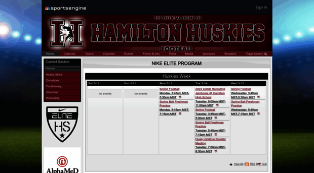 hamiltonhuskiesfootball.com