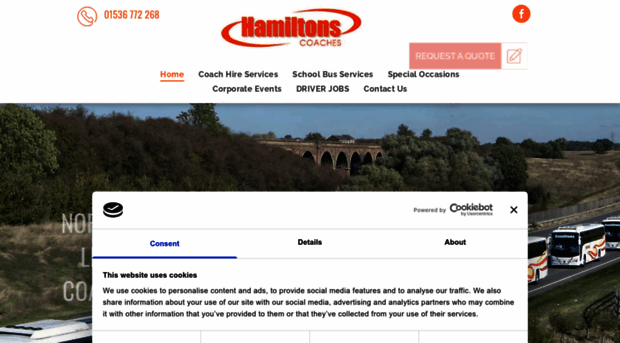 hamiltons-coaches.co.uk