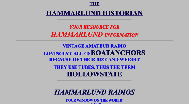 hammarlund.info