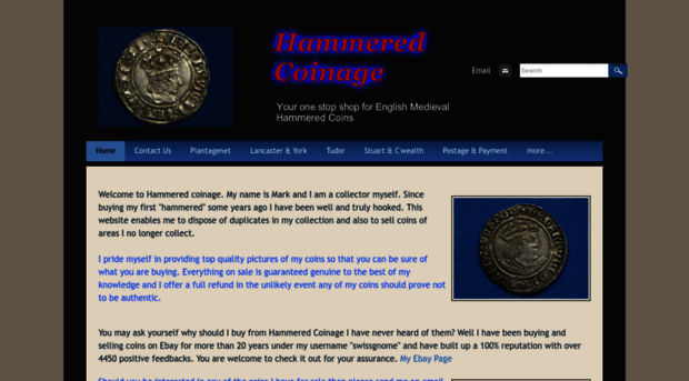 hammeredcoinage.com