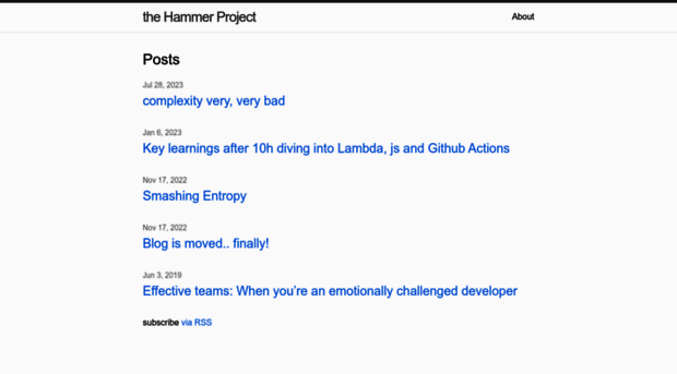 hammerproject.com