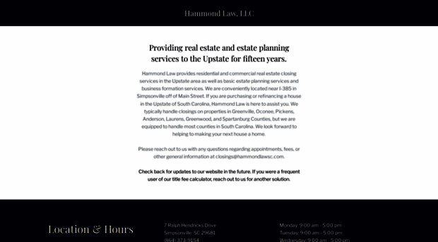 hammondlawsc.com
