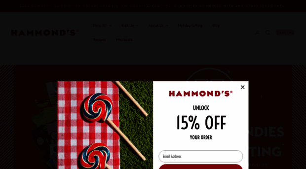 hammondscandies.com