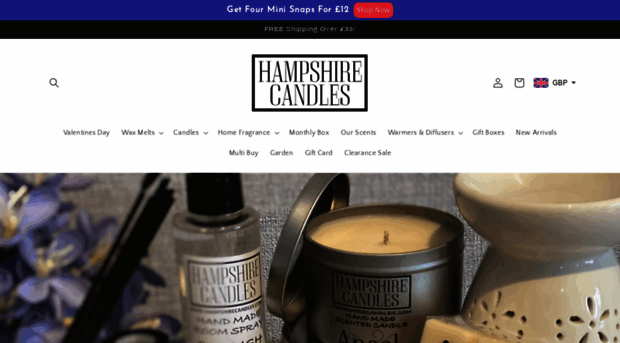 hampshirecandles.com