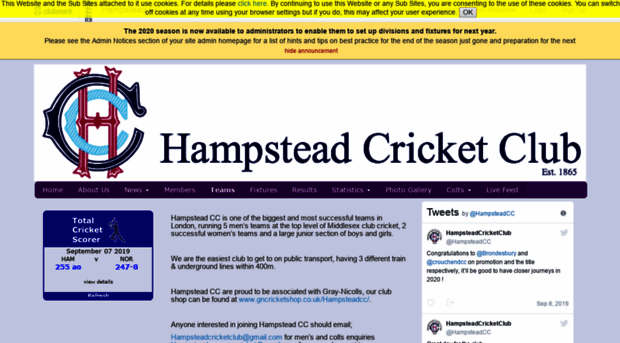 hampstead.play-cricket.com