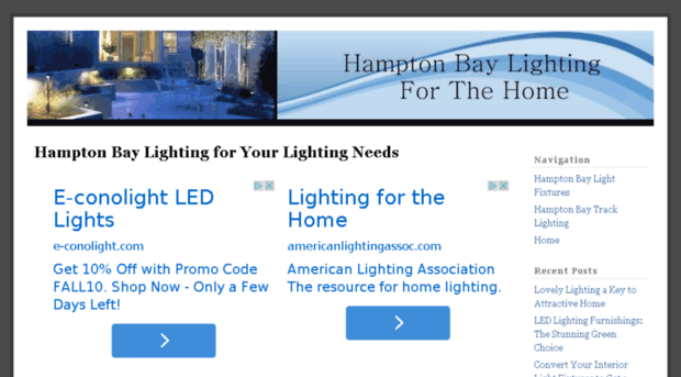 hamptonbay-lighting.com