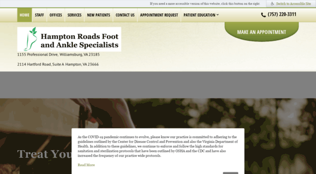 hamptonroadsfootandankle.com