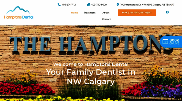 hamptonsdental.com