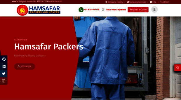 hamsafarpackers.com