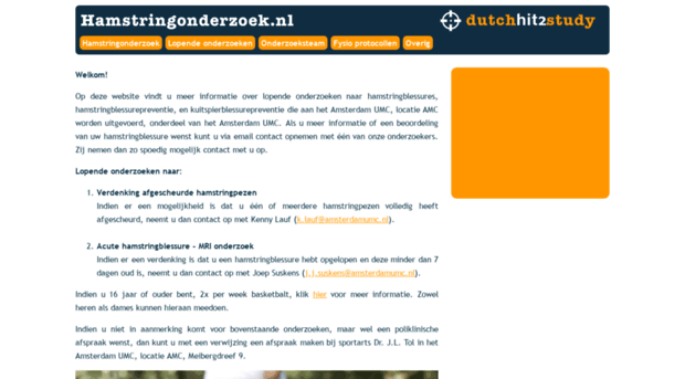 hamstringonderzoek.nl