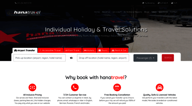 hanatravel.net