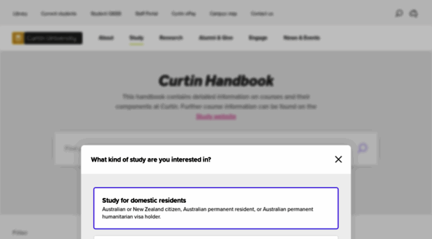 handbook.curtin.edu.au