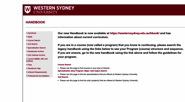 handbook.westernsydney.edu.au