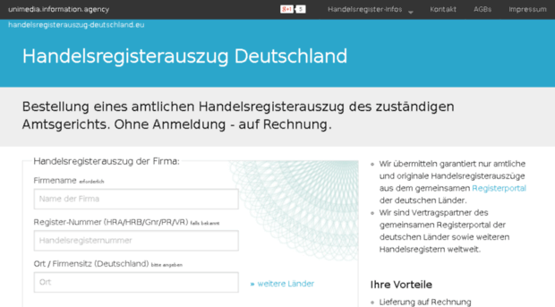 handelsregisterauszug-deutschland.eu