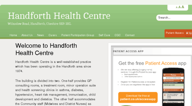 handforthhealthcentre.nhs.uk