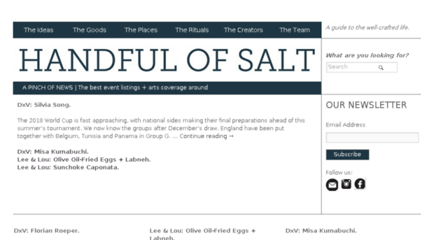 handfulofsalt.com