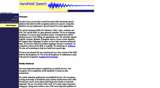 handheldspeech.com