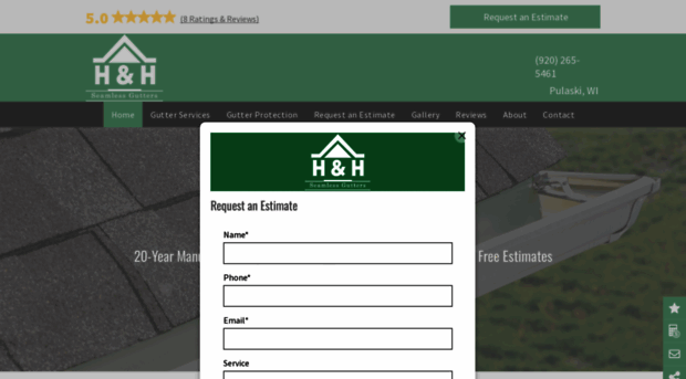 handhseamlessgutters.com